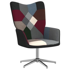 Silla de relajación de tela patchwork de vidaXL, Sillones - Ref: Foro24-328201, Precio: 82,99 €, Descuento: %