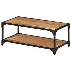 Mesa de centro de madera maciza acacia 90x45x35 cm de vidaXL, Mesas de centro - Ref: Foro24-328264, Precio: 93,80 €, Descuent...