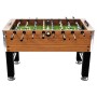 Hellbrauner und schwarzer Tischfußballtisch aus Stahl, 60 kg, 140 x 74,5 x 87,5 cm von vidaXL, Tischfußballtische - Ref: Foro...