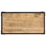 Mesa de centro de madera maciza de mango rugosa 90x45x35 cm de vidaXL, Mesas de centro - Ref: Foro24-328265, Precio: 128,55 €...