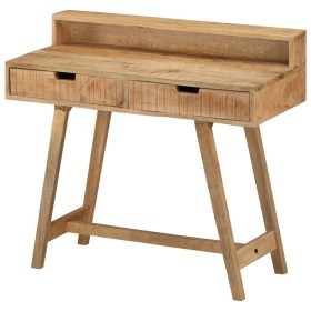 Schreibtisch aus rauem Mangoholz, 100 x 45 x 90 cm von vidaXL, Schreibtische - Ref: Foro24-328269, Preis: 226,57 €, Rabatt: %