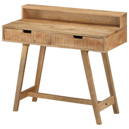 Schreibtisch aus rauem Mangoholz, 100 x 45 x 90 cm von vidaXL, Schreibtische - Ref: Foro24-328269, Preis: 226,31 €, Rabatt: %