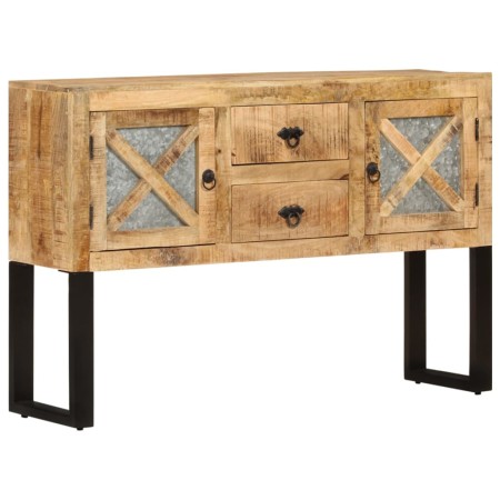 Aparador de madera de mango rugosa 110x30x74 cm de vidaXL, Aparadores - Ref: Foro24-328275, Precio: 199,77 €, Descuento: %