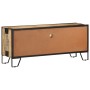 Solid rough mango wood TV cabinet 110x31x46 cm by vidaXL, TV Furniture - Ref: Foro24-328284, Price: 205,26 €, Discount: %