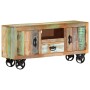 Recycled solid wood TV cabinet 110x30x53 cm by vidaXL, TV Furniture - Ref: Foro24-328291, Price: 278,43 €, Discount: %