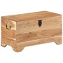 Cofre de almacenamiento de madera de acacia maciza de vidaXL, Baúles de almacenamiento - Ref: Foro24-328294, Precio: 149,68 €...