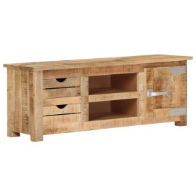 Massives raues Mangoholz TV-Möbel 110x30x40 cm von vidaXL, TV-Möbel - Ref: Foro24-328307, Preis: 167,95 €, Rabatt: %