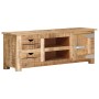 Mueble para TV de madera maciza de mango rugosa 110x30x40 cm de vidaXL, Muebles TV - Ref: Foro24-328307, Precio: 167,95 €, De...