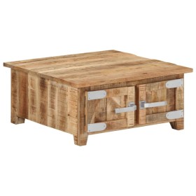 Mesa de centro de madera maciza de mango 67x67x30 cm de vidaXL, Mesas de centro - Ref: Foro24-328308, Precio: 151,99 €, Descu...