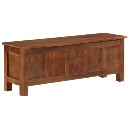 Solid mango wood storage box 110x30x40 cm by vidaXL, Storage trunks - Ref: Foro24-328310, Price: 236,23 €, Discount: %