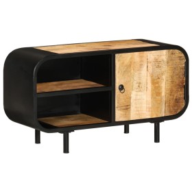 Solid rough mango wood TV cabinet 90x30x48 cm by vidaXL, TV Furniture - Ref: Foro24-328412, Price: 208,57 €, Discount: %