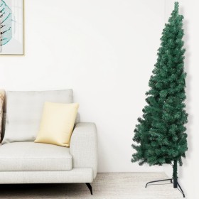 Half artificial Christmas tree with green PVC support 120 cm by vidaXL, Christmas trees - Ref: Foro24-328415, Price: 23,97 €,...