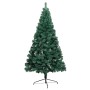 Halbkünstlicher Weihnachtsbaum mit grüner PVC-Stütze 120 cm von vidaXL, Weihnachtsbäume - Ref: Foro24-328415, Preis: 36,42 €,...