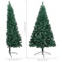 Halbkünstlicher Weihnachtsbaum mit grüner PVC-Stütze 120 cm von vidaXL, Weihnachtsbäume - Ref: Foro24-328415, Preis: 21,86 €,...