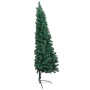 Half artificial Christmas tree with green PVC support 240 cm by vidaXL, Christmas trees - Ref: Foro24-328416, Price: 61,66 €,...