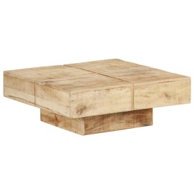 Mesa de centro de madera maciza de mango 80x80x28 cm de vidaXL, Mesas de centro - Ref: Foro24-323592, Precio: 199,99 €, Descu...