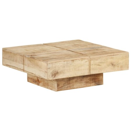 Solid mango wood coffee table 80x80x28 cm by vidaXL, Coffee table - Ref: Foro24-323592, Price: 223,54 €, Discount: %