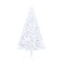 Half artificial Christmas tree with white PVC stand 120 cm by vidaXL, Christmas trees - Ref: Foro24-328417, Price: 21,32 €, D...