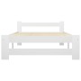 Bed frame with 2 drawers white pine wood 100x200 cm by vidaXL, Beds and slatted bases - Ref: Foro24-3060469, Price: 219,20 €,...