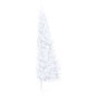 Medio árbol de Navidad artificial con soporte PVC blanco 150 cm de vidaXL, Arboles de navidad - Ref: Foro24-328418, Precio: 2...