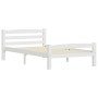 Bed frame with 2 drawers white pine wood 100x200 cm by vidaXL, Beds and slatted bases - Ref: Foro24-3060487, Price: 222,99 €,...