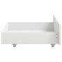 Bed frame with 2 drawers white pine wood 100x200 cm by vidaXL, Beds and slatted bases - Ref: Foro24-3060487, Price: 222,99 €,...