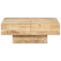 Solid mango wood coffee table 80x80x28 cm by vidaXL, Coffee table - Ref: Foro24-323592, Price: 223,54 €, Discount: %