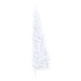 Half artificial Christmas tree with white PVC stand 210 cm by vidaXL, Christmas trees - Ref: Foro24-328420, Price: 50,76 €, D...