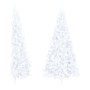 Half artificial Christmas tree with white PVC support 240 cm by vidaXL, Christmas trees - Ref: Foro24-328421, Price: 36,75 €,...