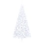 Half artificial Christmas tree with white PVC support 240 cm by vidaXL, Christmas trees - Ref: Foro24-328421, Price: 36,75 €,...