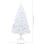 Árbol de Navidad artificial con ramas gruesas PVC blanco 120 cm de vidaXL, Arboles de navidad - Ref: Foro24-328426, Precio: 3...