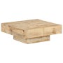 Solid mango wood coffee table 80x80x28 cm by vidaXL, Coffee table - Ref: Foro24-323592, Price: 223,54 €, Discount: %