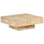 Solid mango wood coffee table 80x80x28 cm by vidaXL, Coffee table - Ref: Foro24-323592, Price: 223,54 €, Discount: %