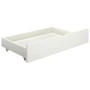 Bed frame with 2 drawers white pine wood 160x200 cm by vidaXL, Beds and slatted bases - Ref: Foro24-3060490, Price: 284,45 €,...