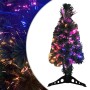 Artificial narrow Christmas tree with fiber optic support 64 cm by vidaXL, Christmas trees - Ref: Foro24-328442, Price: 15,32...