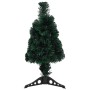 Artificial narrow Christmas tree with fiber optic support 64 cm by vidaXL, Christmas trees - Ref: Foro24-328442, Price: 15,32...