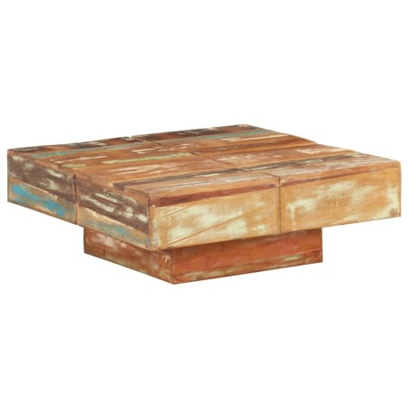 Solid recycled wood coffee table 80x80x28 cm by vidaXL, Coffee table - Ref: Foro24-323594, Price: 143,00 €, Discount: %