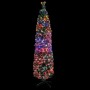 Narrow artificial Christmas tree with fiber optic support, 120 cm. by vidaXL, Christmas trees - Ref: Foro24-328443, Price: 23...