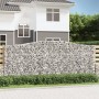 Gabion baskets 8 pcs arch shape iron 400x50x160/180 cm by vidaXL, Pots and planters - Ref: Foro24-3146001, Price: 1,00 €, Dis...