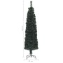 Narrow artificial Christmas tree with fiber optic support, 120 cm. by vidaXL, Christmas trees - Ref: Foro24-328443, Price: 23...