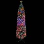 Artificial narrow Christmas tree with fiber optic support 150 cm by vidaXL, Christmas trees - Ref: Foro24-328444, Price: 32,5...