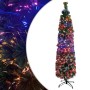 Artificial narrow Christmas tree with fiber optic support 210cm by vidaXL, Christmas trees - Ref: Foro24-328446, Price: 88,32...