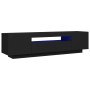 TV cabinet with LED lights black 160x35x40 cm by vidaXL, TV Furniture - Ref: Foro24-804428, Price: 107,99 €, Discount: %