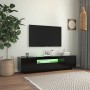 TV cabinet with LED lights black 160x35x40 cm by vidaXL, TV Furniture - Ref: Foro24-804428, Price: 107,99 €, Discount: %