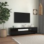 TV cabinet with LED lights black 160x35x40 cm by vidaXL, TV Furniture - Ref: Foro24-804428, Price: 107,99 €, Discount: %