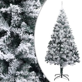 Árbol de Navidad artificial PVC verde nieve flocado 400 cm de vidaXL, Arboles de navidad - Ref: Foro24-328479, Precio: 384,94...