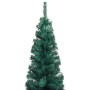 Schlanker künstlicher Weihnachtsbaum und grüner PVC-Ständer 120 cm von vidaXL, Weihnachtsbäume - Ref: Foro24-328480, Preis: 3...