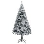 Árbol de Navidad artificial verde con nieve 120 cm de vidaXL, Arboles de navidad - Ref: Foro24-328481, Precio: 54,97 €, Descu...