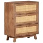 Aparador de madera maciza de mango 61x35x76 cm de vidaXL, Aparadores - Ref: Foro24-323595, Precio: 255,99 €, Descuento: %