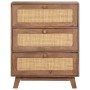 Aparador de madera maciza de mango 61x35x76 cm de vidaXL, Aparadores - Ref: Foro24-323595, Precio: 255,99 €, Descuento: %